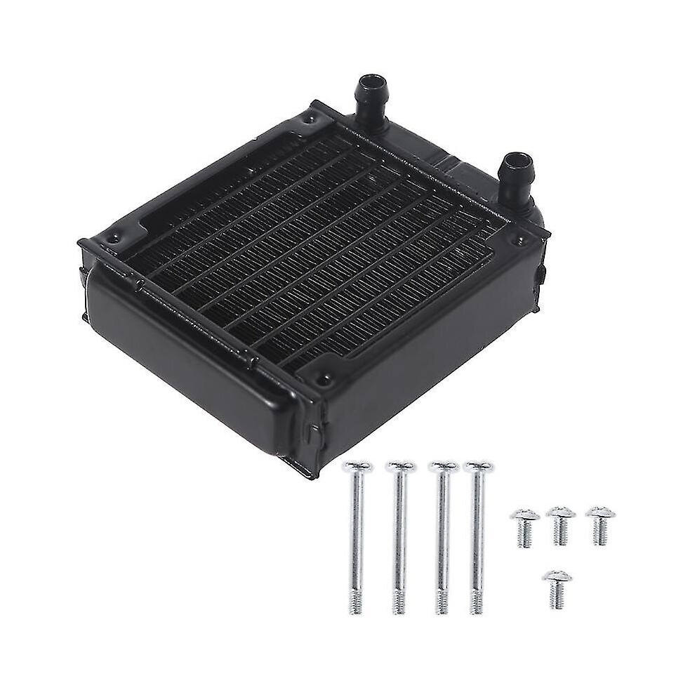 Water Cooling Computer Radiator 10 Pipe Aluminum Heat Exchanger Liquid Cooling
