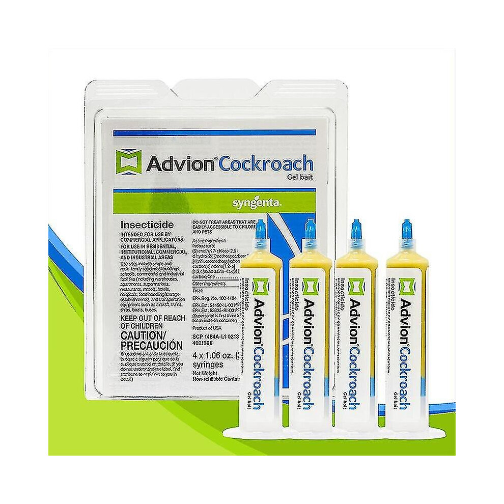 Cockroach Gel Bait Roach Pest Killer With Plunger Tip For Floor Kitchen Non-toxic - Aespa