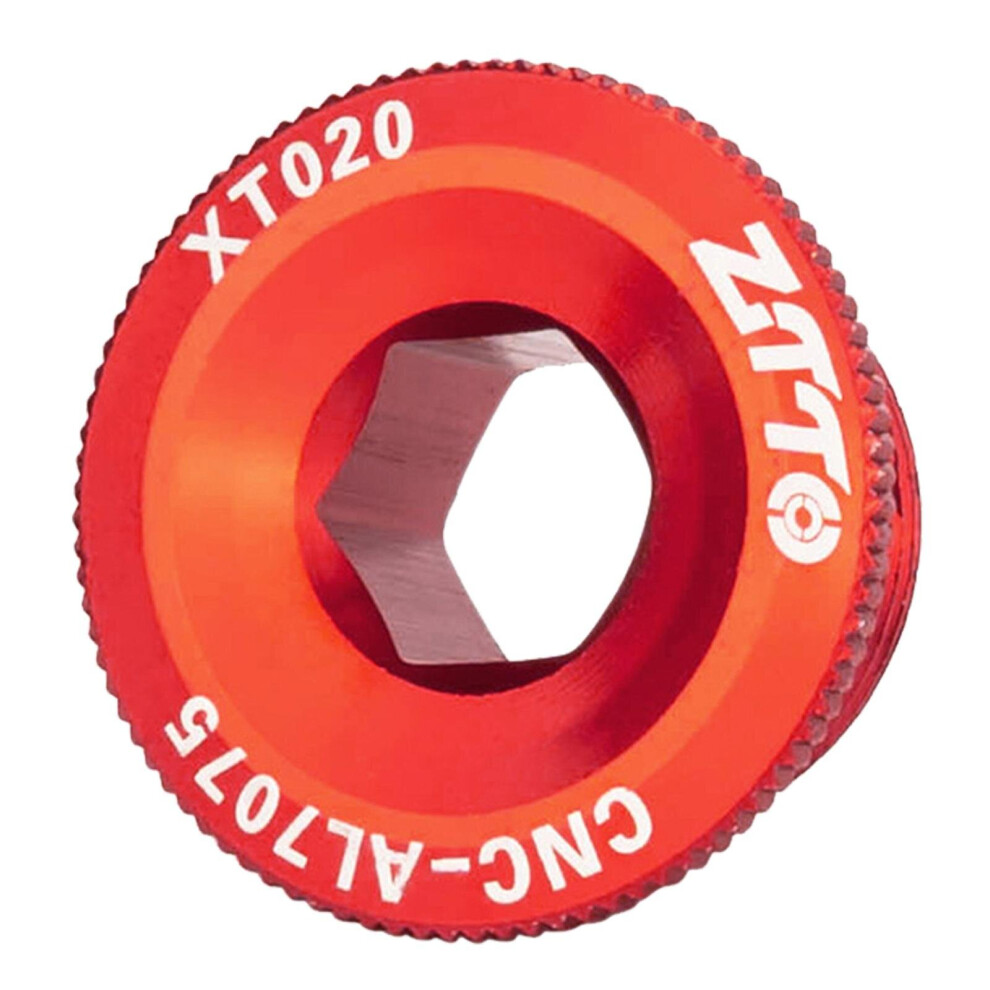 Aluminum Alloy Bike Crank Bolt Bike Crankset Crank Fixing Bolt Screw Crank Cap Light