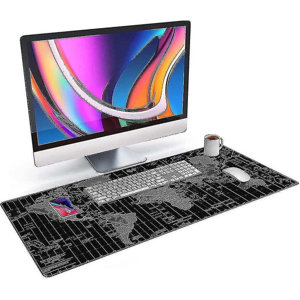 Xxl Gaming Mousepad World Map 900x400 Mm Mousepad Large Office Mousepad Tab