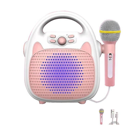 Kids Karaoke Machine With Microphone, Bluetooth Speaker, Kids Sing Along Music Machine