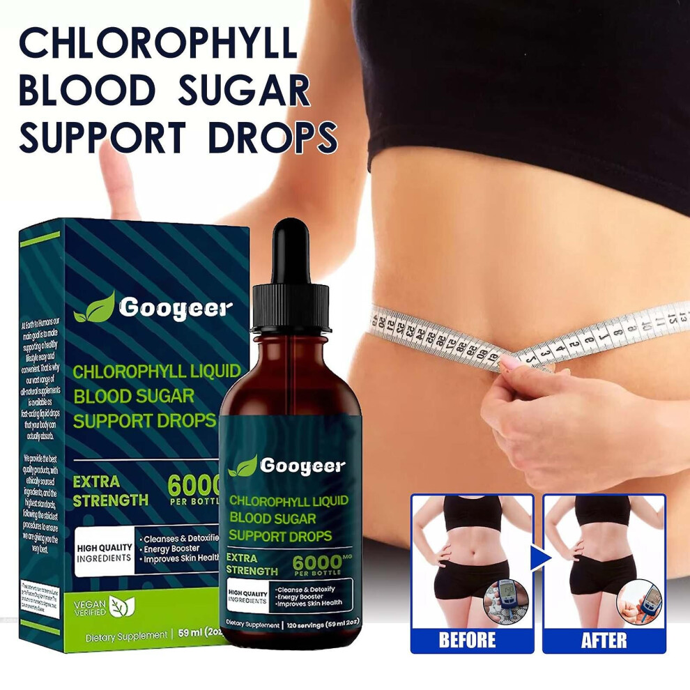 Chlorophyll Liquid Natural Slimming Solution, Removing Excess Fat From The Body 59ml Fff