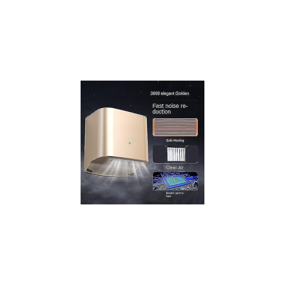 (3868gold) Commercial Hand Dryer, Automatic Environmental Protection High-speed Abs Hand Dryer
