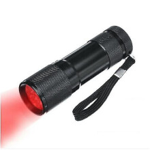 670nm 9led Deep Red Light Flashlight Against Deteriorating Eyesight Red Torch