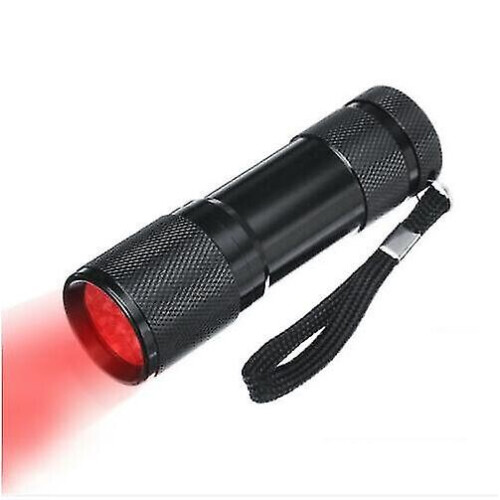 670nm 9led Deep Red Light Flashlight Against Deteriorating Eyesight Red Torch