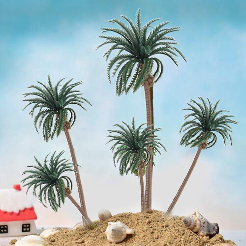 30 Pcs Model Trees For Palm Tree Building Model Trees Cake Topper Easy To Use Gft 1
