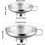 2 Pcs Canning Funnel, Stainless Steel Jam Funnel, Wide Mouth Funnel, Kitchen Stainless Steel Wide Mouth Funnel Set For Transferring Liquid, Powder, Be 3
