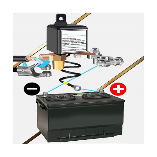 12v 250a Universal Battery Switch Relay Integrated Wireless Remote Control Disconnect Cut Off Isola 1