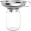 2 Pcs Canning Funnel, Stainless Steel Jam Funnel, Wide Mouth Funnel, Kitchen Stainless Steel Wide Mouth Funnel Set For Transferring Liquid, Powder, Be 2
