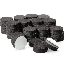 48pcs Pot Feet Risers Natural Rubber Flower Pot Mat Invisible Pot Feet For Heavy Outdoor Plants, Fl
