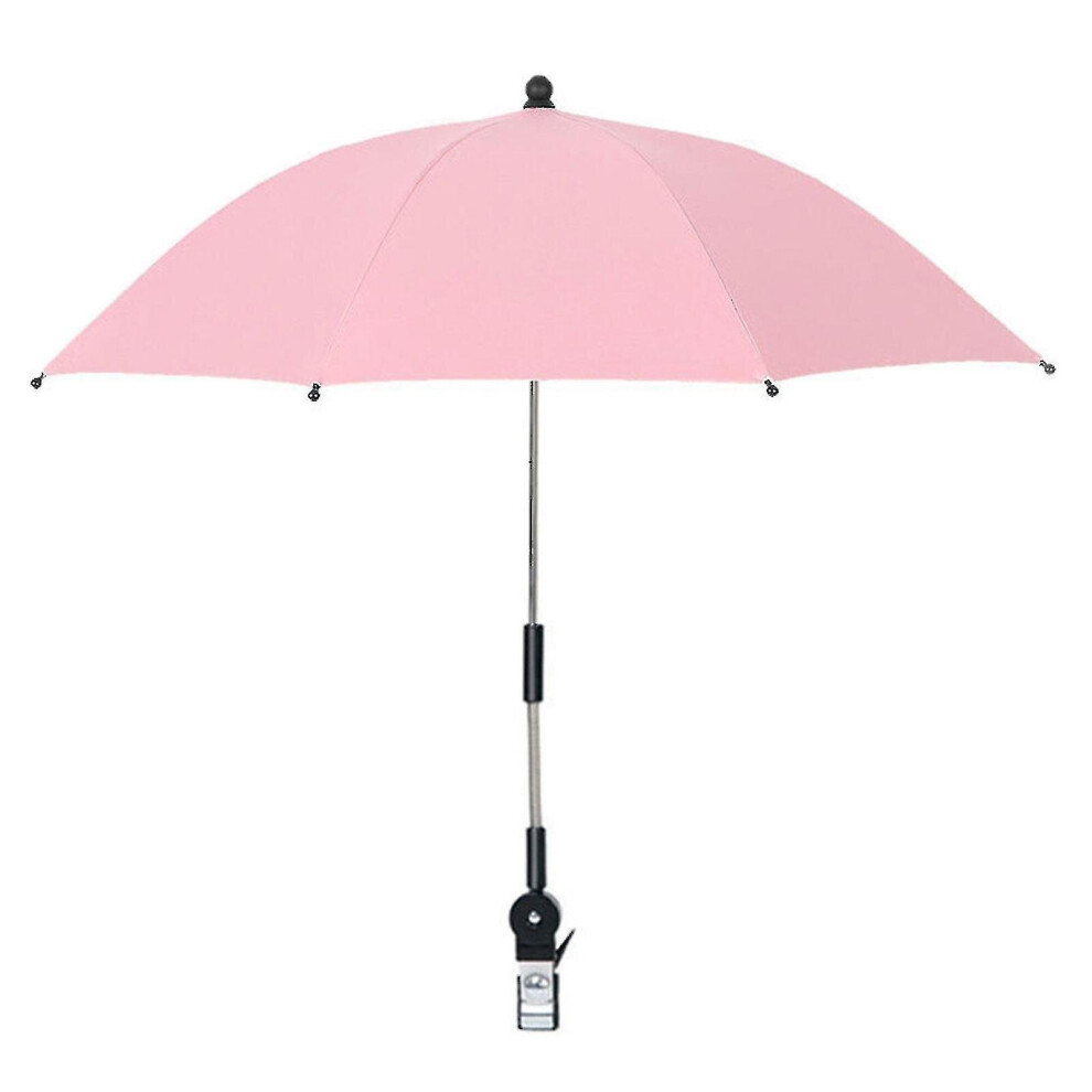 Chair Umbrella With Universal Clamp With Clip 360 Adjustable Beach Umbrella
