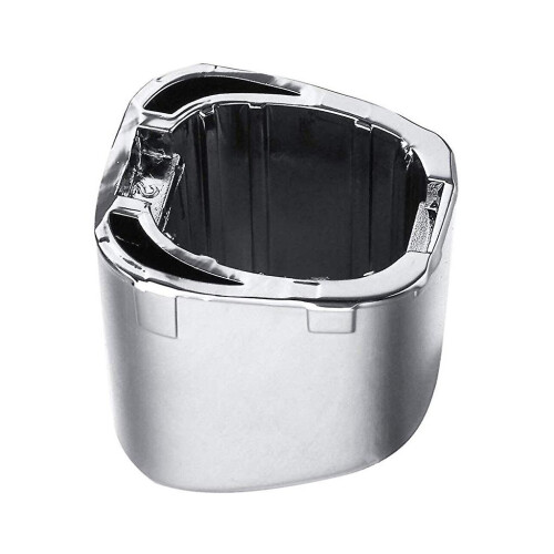 Black/silver Car Handbrake Lever Parking Button Cover For Shell Protector Sleeve 2