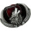 Western Cowboy Buckle With Wolf Head 3d Pattern-39mm Belt 1