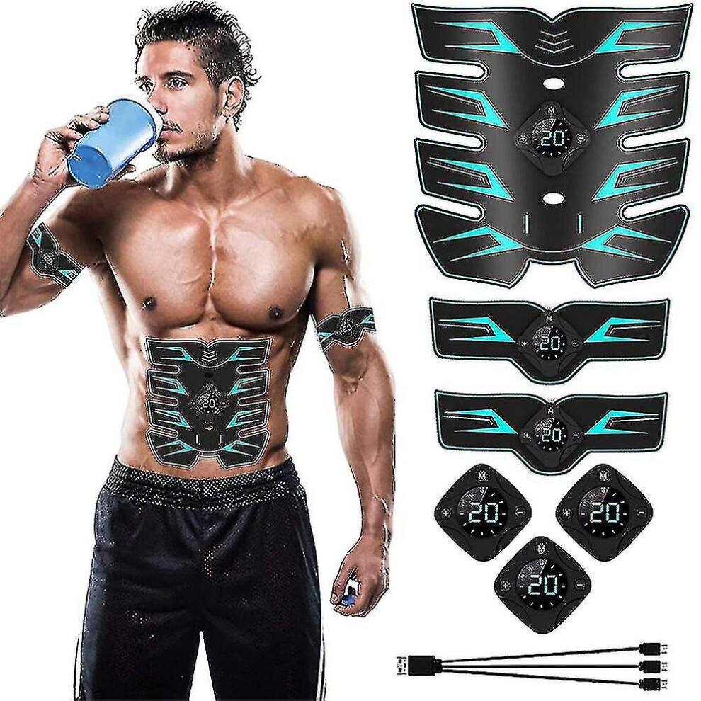 Abs Stimulator Muscle Exercise, Smart Fitness Ems Machine For Men-image-OPC-PCH97YX-NEW