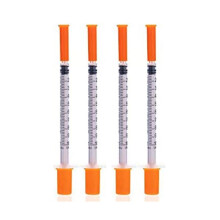 100 Pack 29g 1cc 1/2inch Syringe With Needle - Disposable Individual Package