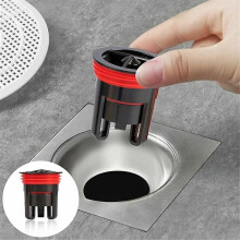 Smell Proof Connectors for Shower Floor Drainage, Rubber Smell Proof Shower Floor Drain, Bathroom Drainer No Filter Suitable for Leaking Bathroom-Kitc