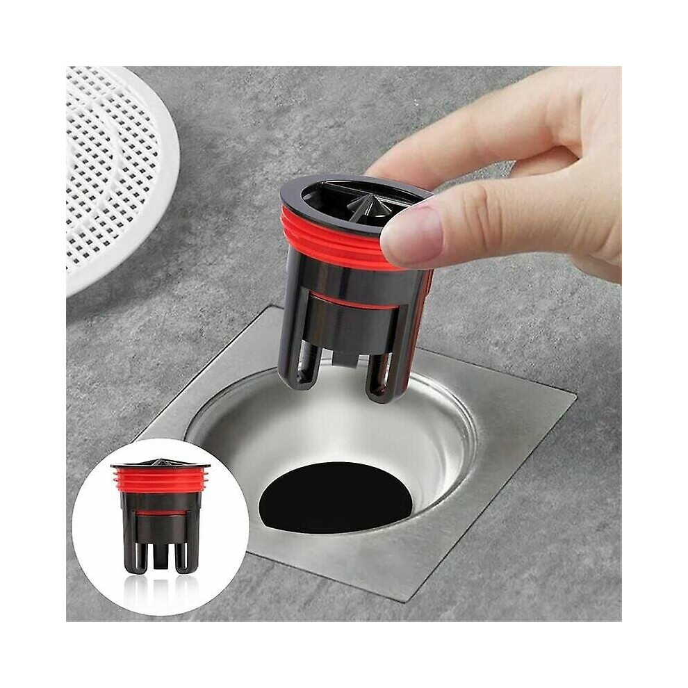 Smell Proof Connectors For Shower Floor Drainage, Rubber Smell Proof Shower Floor Drain, Bathroom Drainer No Filter Suitable For Leaking Bathroom-Kitc 9468842144466