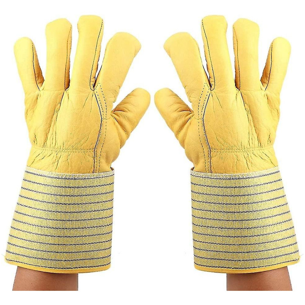 Pair Of Cryogenic Gloves, -180 To -250 Waterproof Liquid Nitrogen Hand Protection Gloves