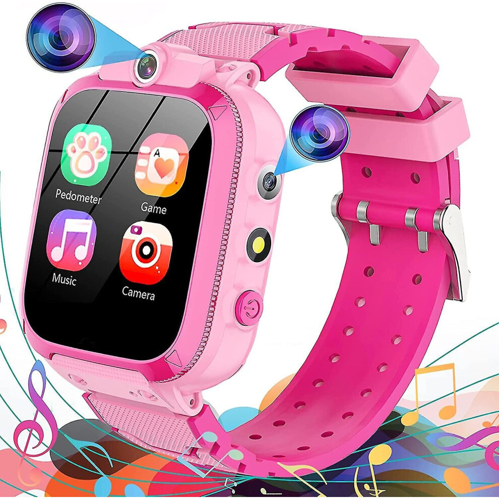 Kids Smartwatch, 2 Cameras Video 16 Games Smart Watch