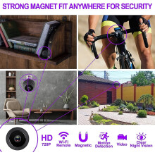 1080p Wifi Home Smart Camera, Indoor Security Surveillance With Night Vision, Monitor With Ios, Android App - Refurbished