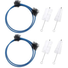 2 Set Horn Cleaning Brush, Trumpet Cleaning Kit Brass Mouthpiece Brush Valve Brush