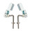 2Pcs sofa adjustable height angle hardware sofa headrest ratchet multifunctional adjustment hinge 90-195 degrees 1
