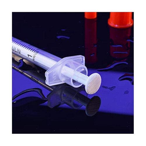 100 Pack 29g 1cc 1/2inch Syringe With Needle - Disposable Individual Package 1