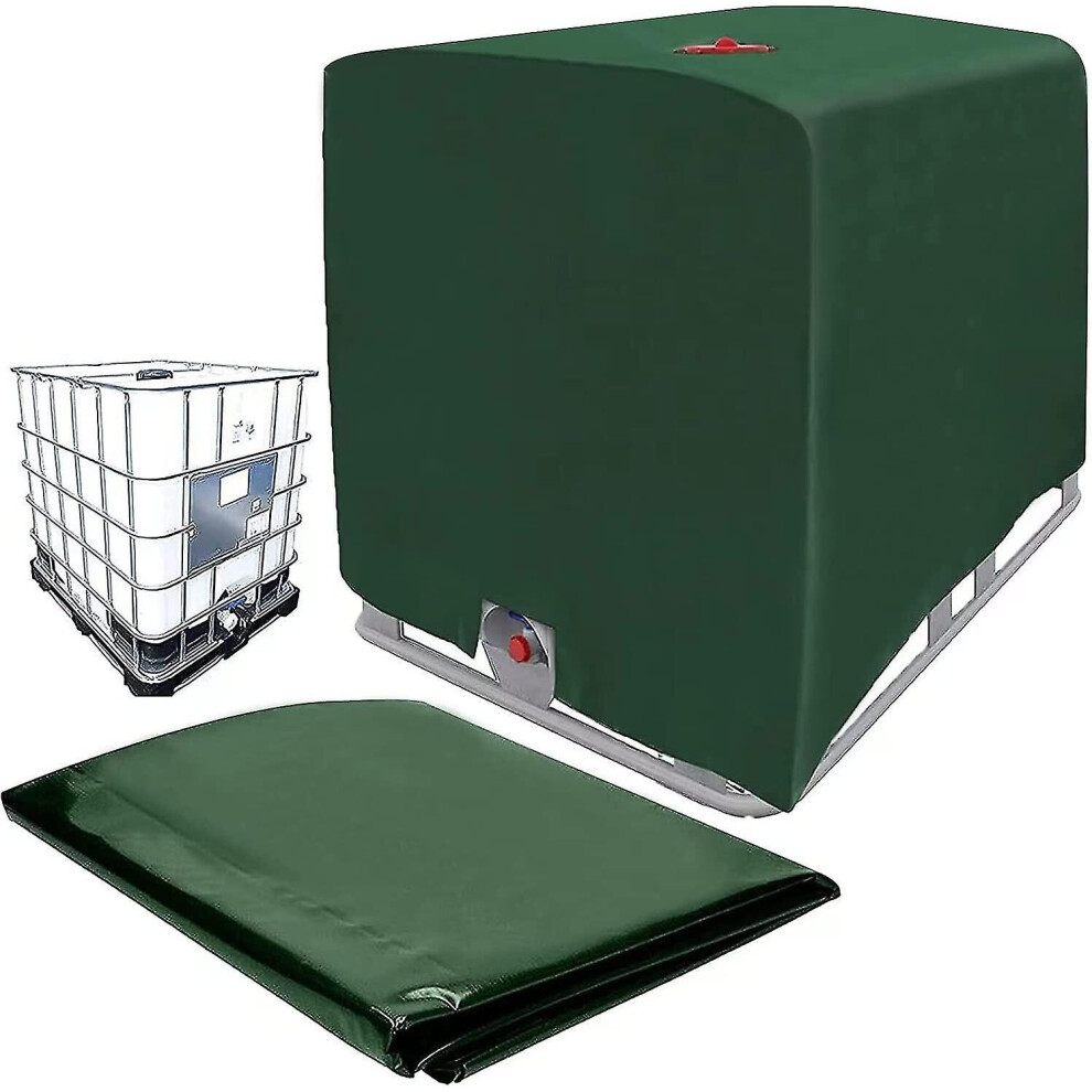 Ibc Tank Cover, Ibc Green Container Cover, 1000L Water Tank Green Tarpaulin, Tarpaulin Protective Cover Protective Cover Protective Tarpaulin For Ibc 9468842146675