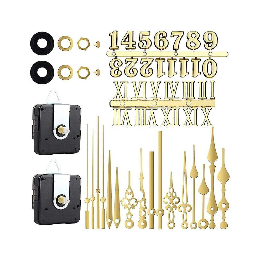 Clock Mechanism Silent Quartz Movement Machine Wall Hands Pointer Set For Replacing Clock Replaceme