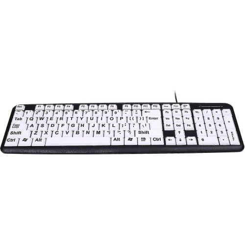 Large Print Keyboard Wired Large Letter Key Keyboard Usb Keyboards For Visually Impaired 2