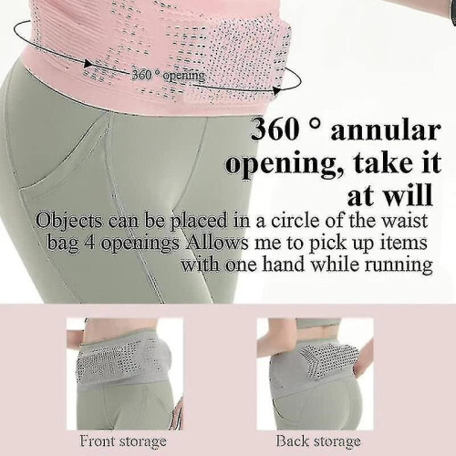 Multifunctional Knit Breathable Concealed Waist Bag 2