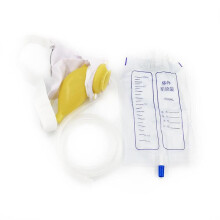 Portable Urinal, Male External Catheter, Male Urinary Bag, Male Urinary Sheath Anti Overflow Collection Bag