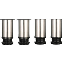4pcs Furniture Feet, Adjustable Legs, Cabinet Legs, Thick Table Legs, Furniture Legs, Stainless Steel, Adjustable Height With Stainless Steel Screws