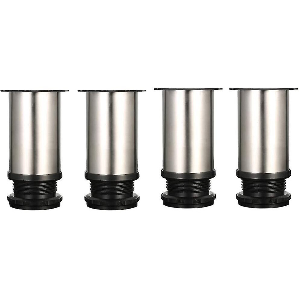 4pcs Furniture Feet, Adjustable Legs, Cabinet Legs, Thick Table Legs, Furniture Legs, Stainless Steel, Adjustable Height With Stainless Steel Screws