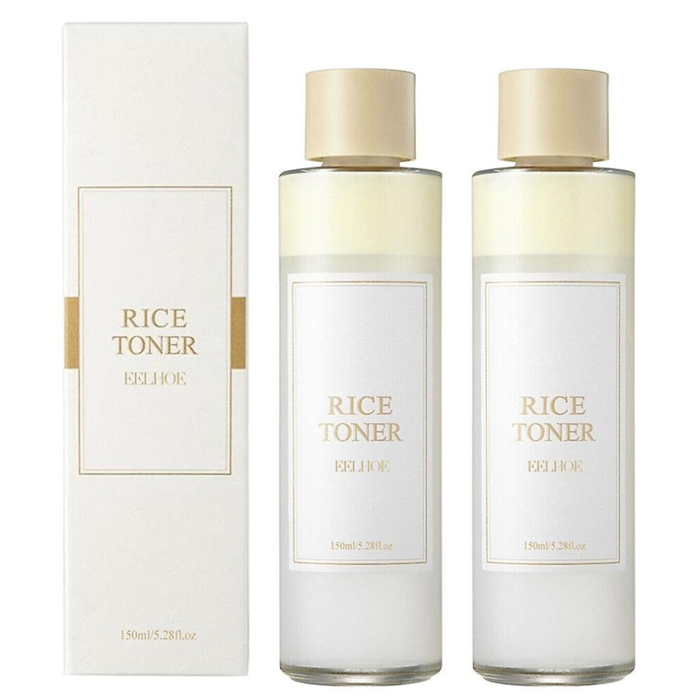 (2pcs) Rice Toner Deep Hydrating Redness Soothes Skin Brightening 150ml