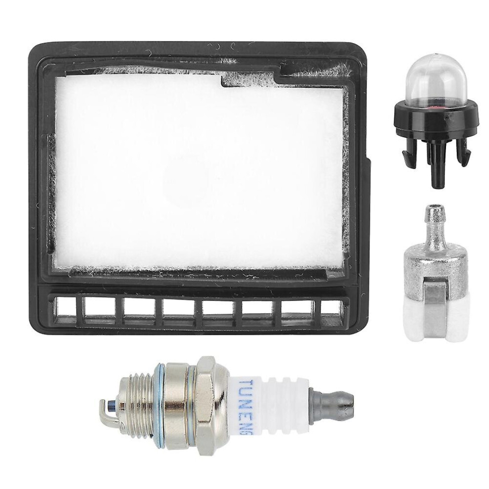 Chainsaw Air Filter Sparking Plug Primer Bulb Set Fit For Echo Cs3000 Cs-3450 Cs340