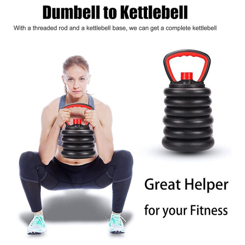 Adjustable Kettlebell Grip Handle For Plates Weights Strength Training Multifunctional Dumbbell Pus 2