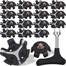 30pcs Golf Spikes Golf Shoe Spikes Replacements Golf Shoe Studs Golf Spikes Cleats With Wrench Tool