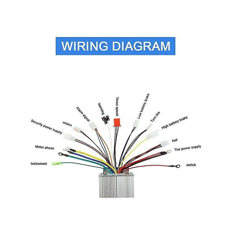 2pcs 48v 60v 64v 1500w Brushless Controller/ebike Controller/bldc Motor Controller For Electric Bic