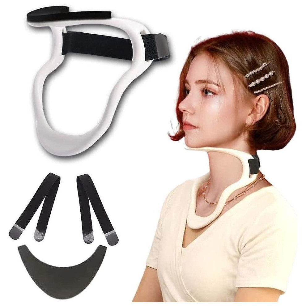 Neck Stretcher, Neck Collar And Adjustable Neck Brace, Ergonomic Posture Corrector Neck Traction Device For Neck Pain Relief, Spinal Decompression And