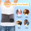 Heated Back Brace With Vibration Massage, Electric Lower Back Heating Pad Massager 4