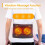 Heated Back Brace With Vibration Massage, Electric Lower Back Heating Pad Massager 5