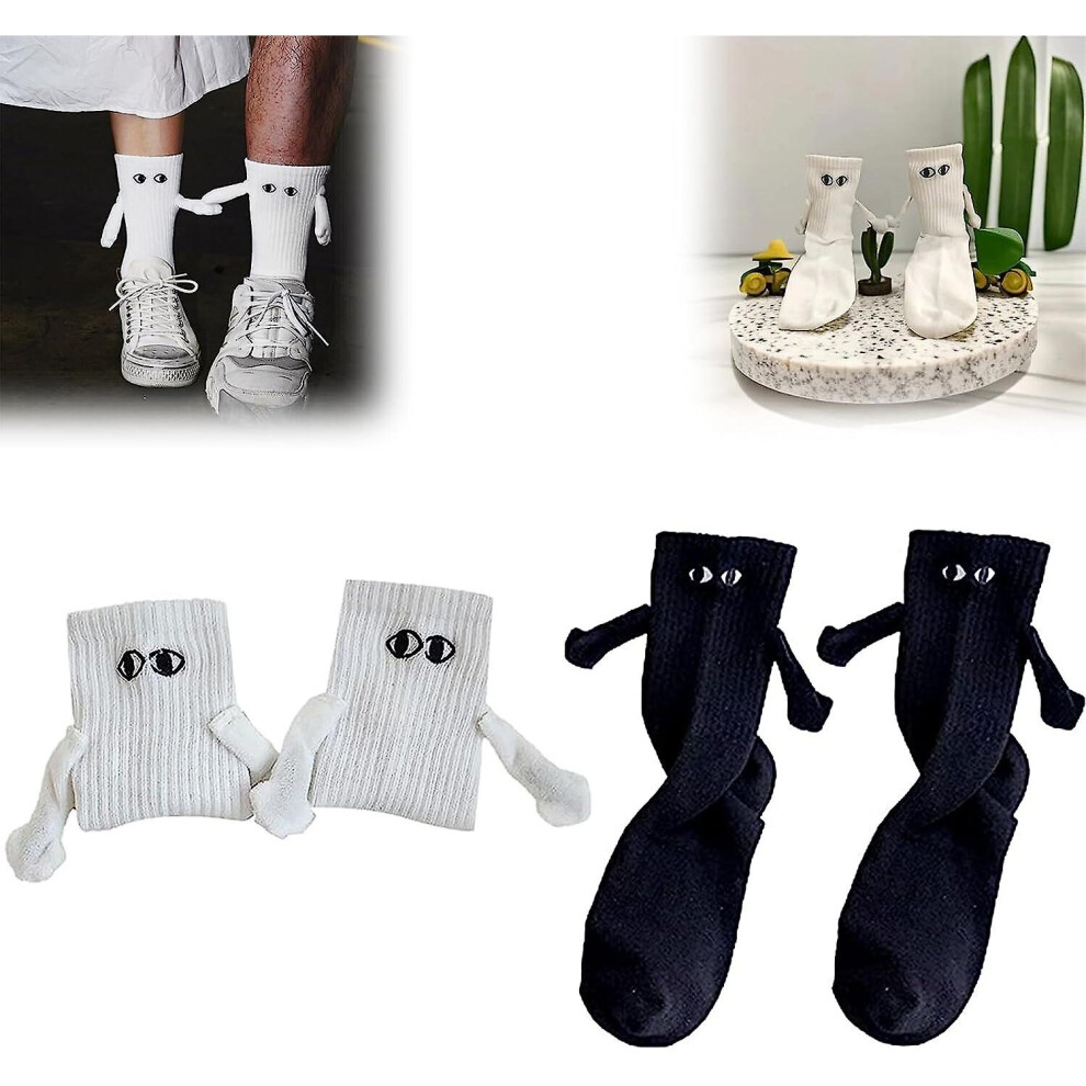 Magnetic Hand Holding Socks New, Hand In Hand Socks, Couple Holding Hands-socks