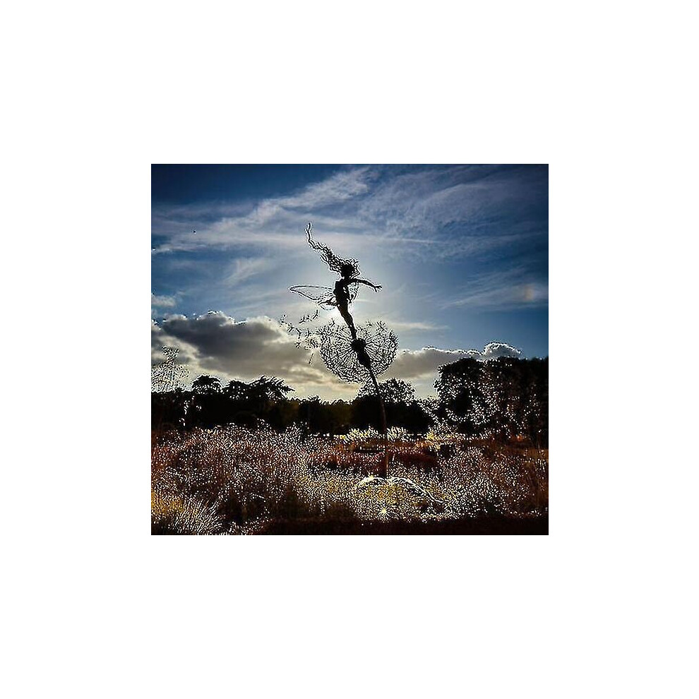 Dancing Fairy Dandelion Statue Ornament Stakes