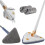 360 Rotatable Adjustable Cleaning Mop Long Handle Triangular Mop Reusable Spin Mop Stainless Steel Handle Mop 1