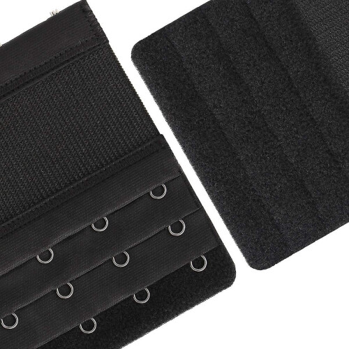 6 Pieces Women's Soft Comfortable Extenders Bra Strap 4 Hook 3 Row 1