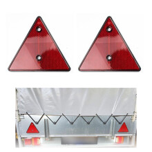 Reflective Trailer Triangular Reflectors Warning Signs For Heavy Vehicles - Refurbished