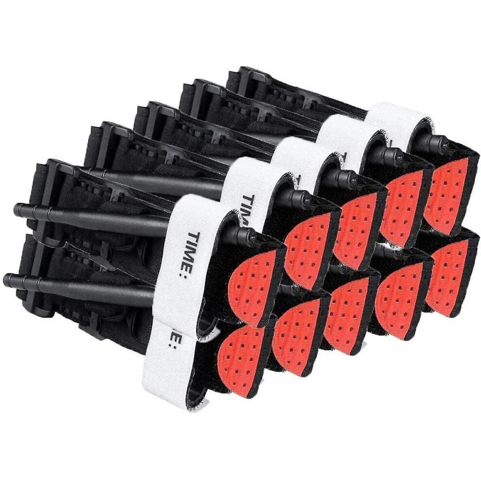 10 Pcs Tourniquet Rapid One Hand Application Emergency Outdoor First Aid Kit