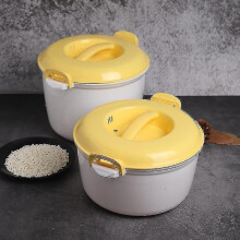 Portable Microwave Rice Cooker Multifunctional Steamer 2000ml