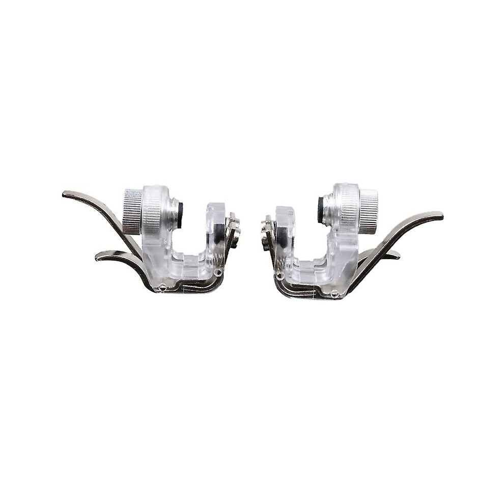 1 Pair Mobile Phone Game Fire Metal Button Trigger Shooter Controller For R11s Jikaix